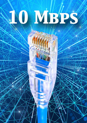 Trade your T1 line in for 10 Mbps Fiber at the same cost.