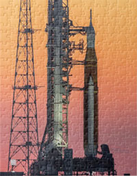 Artemis 1 Moon Rocket Jigsaw Puzzle